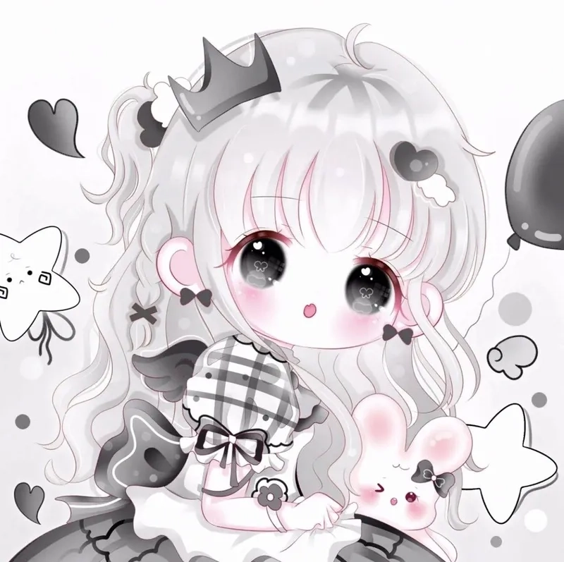 Sưu tầm ngay dễ thương cute anime chibi nữ