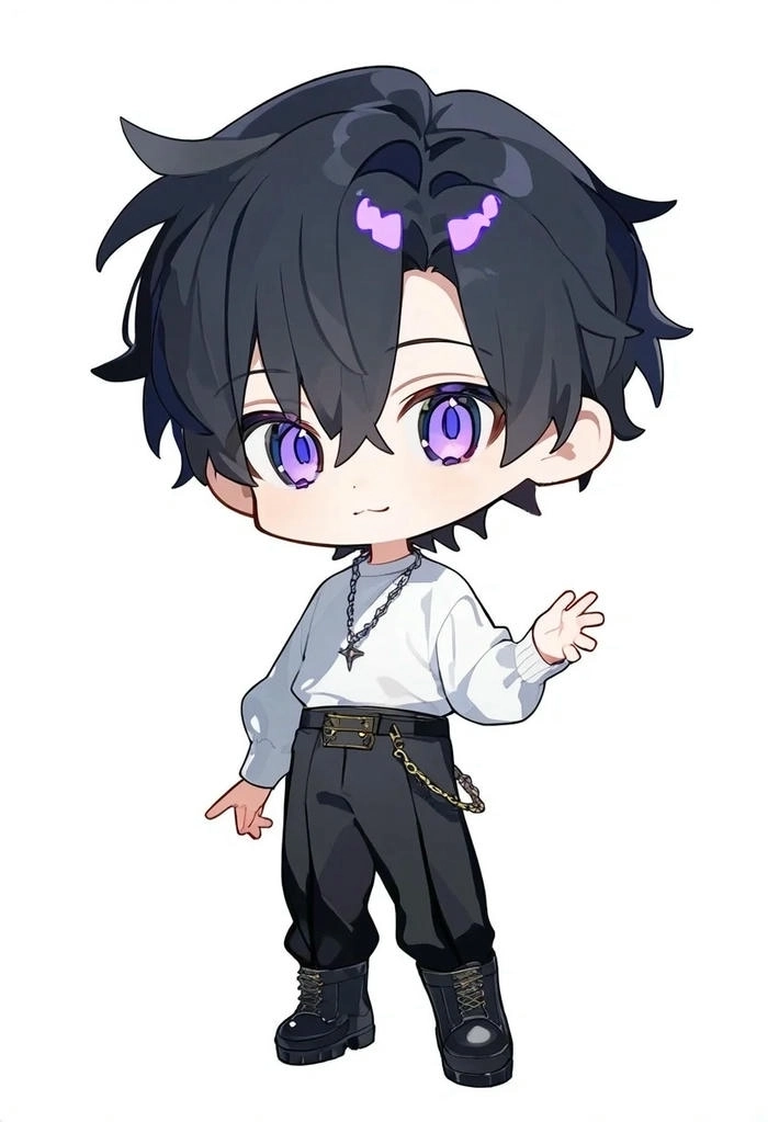 Thể hiện phong cách với ảnh chibi avatar cute nam