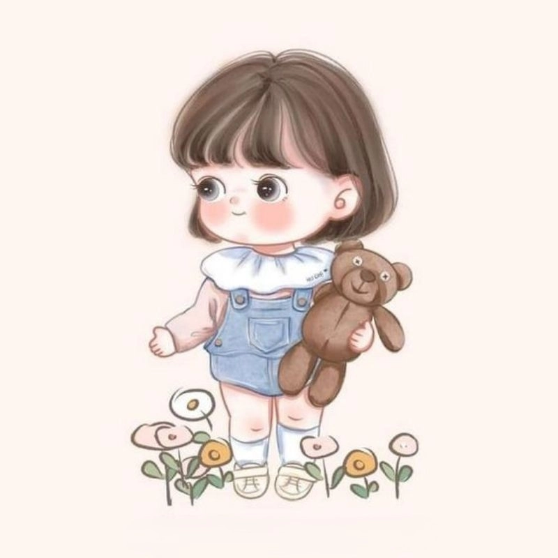Bộ sưu tập girl avatar cute anime chibi