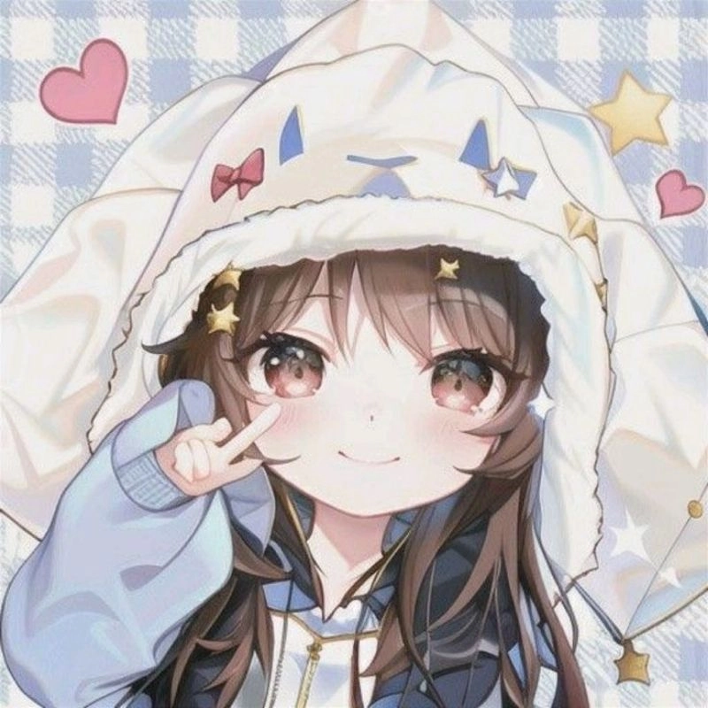Bộ ảnh đẹp avatar nữ chibi cute