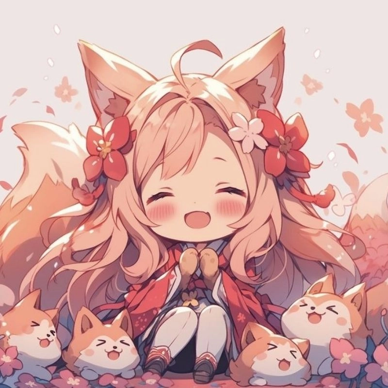 Sưu tầm ngay chibi avatar đôi bff cute nữ