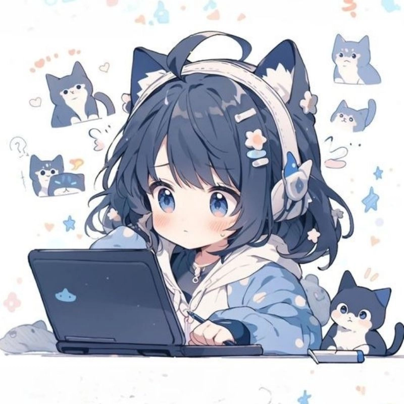 Tìm ngay avatar đẹp cho nữ cute chibi