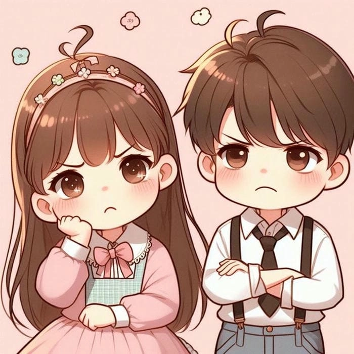 Cặp đôi nào cũng hợp với avatar chibi cute đôi