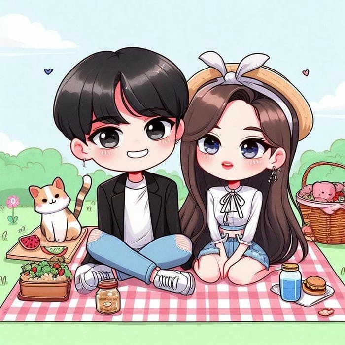 Bộ sưu tập chất lượng chibi avatar đôi cute