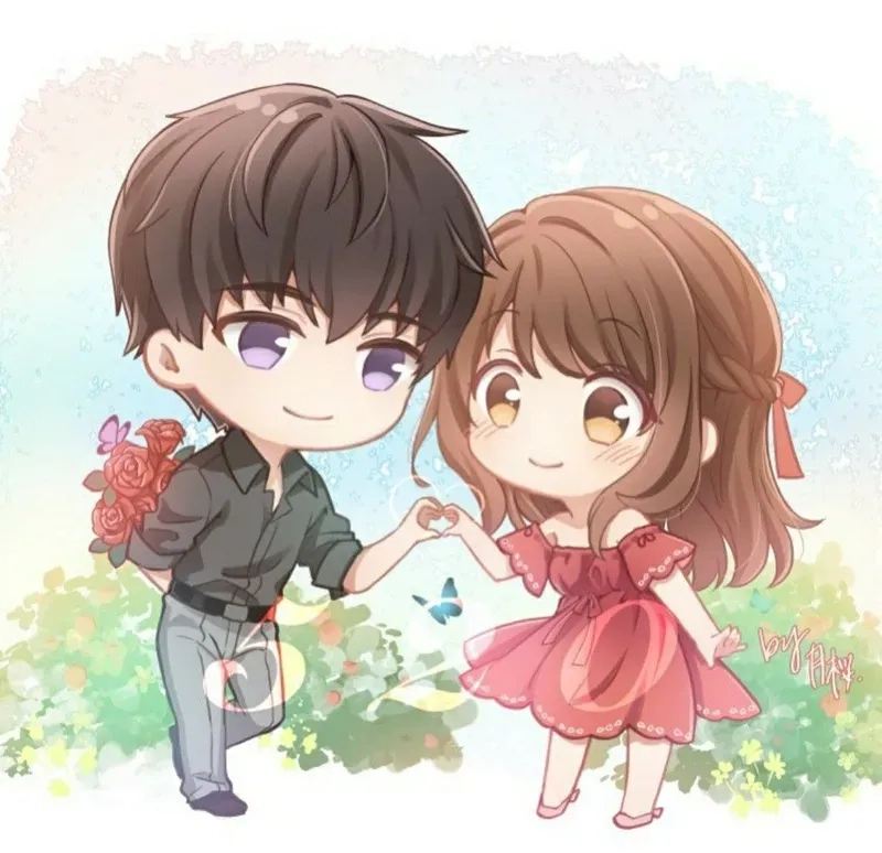 Chia sẻ ngay ảnh avatar đôi chibi cute