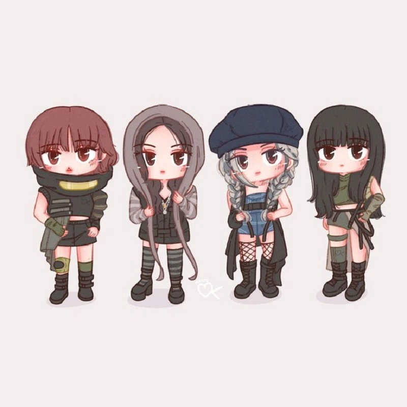 Cùng ngắm blackpink chibi cute jisoo dễ thương