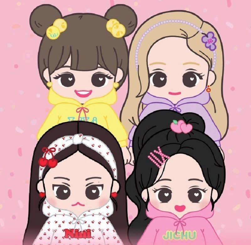 Hình nền cực chất chibi cute blackpink