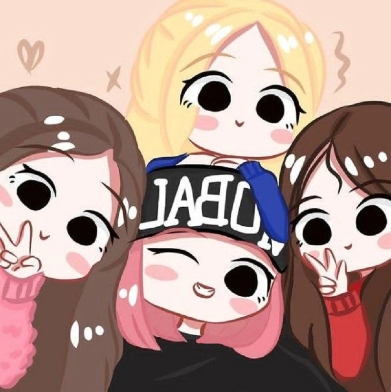 Tải ngay hình blackpink chibi cute miễn phí