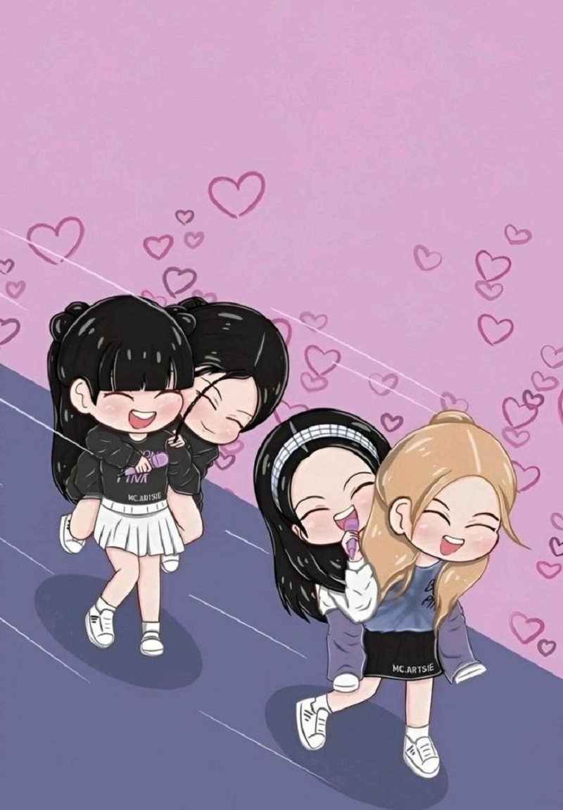 Sưu tầm ngay ảnh chibi blackpink cute