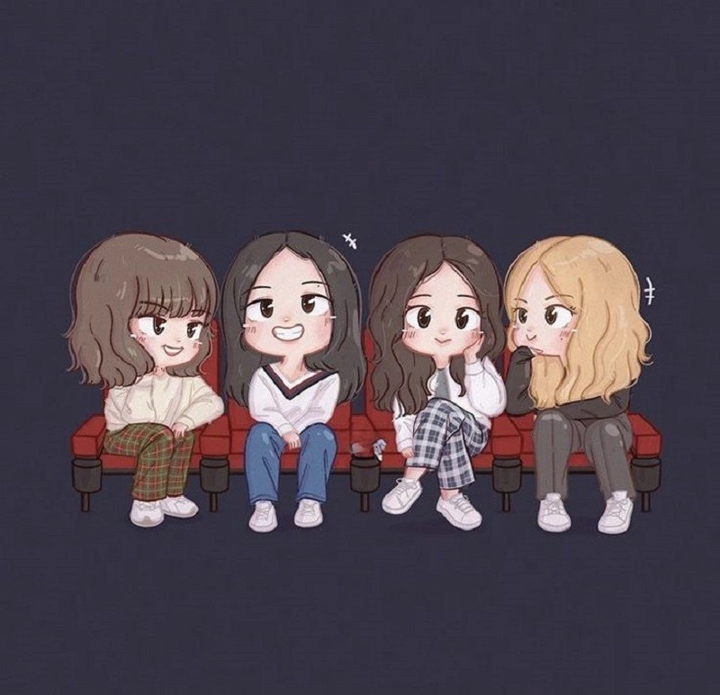 Gửi tặng bạn ảnh lisa blackpink cute chibi