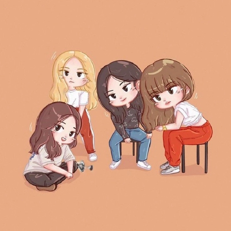 Ngắm ngay ảnh rose blackpink cute chibi