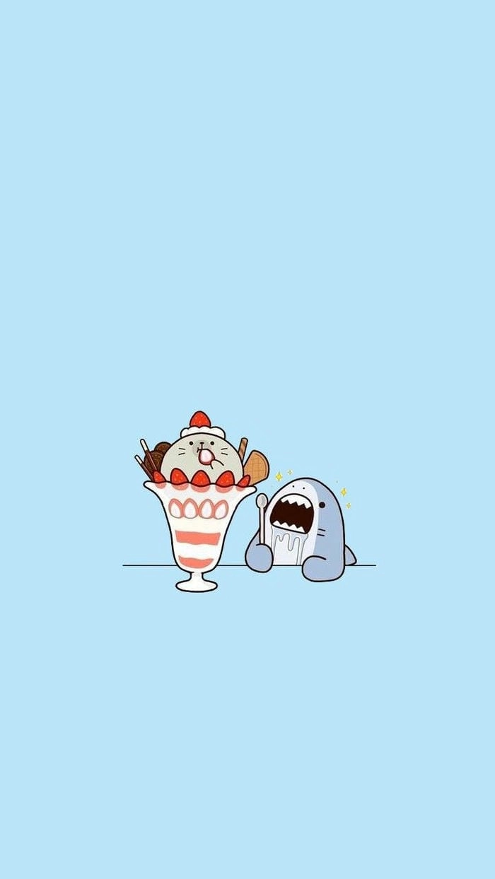 Tải ngay hình cá mập chibi ngộ nghĩnh nhất