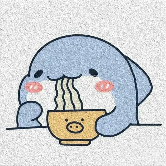 Bộ sưu tập ảnh cá mập cute chibi siêu hot