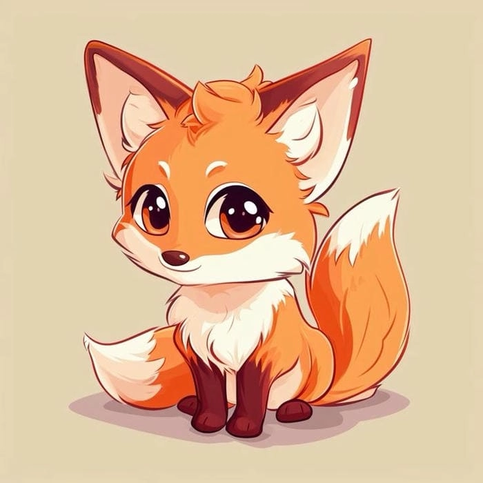 Hướng dẫn đơn giản cách vẽ con cáo chibi