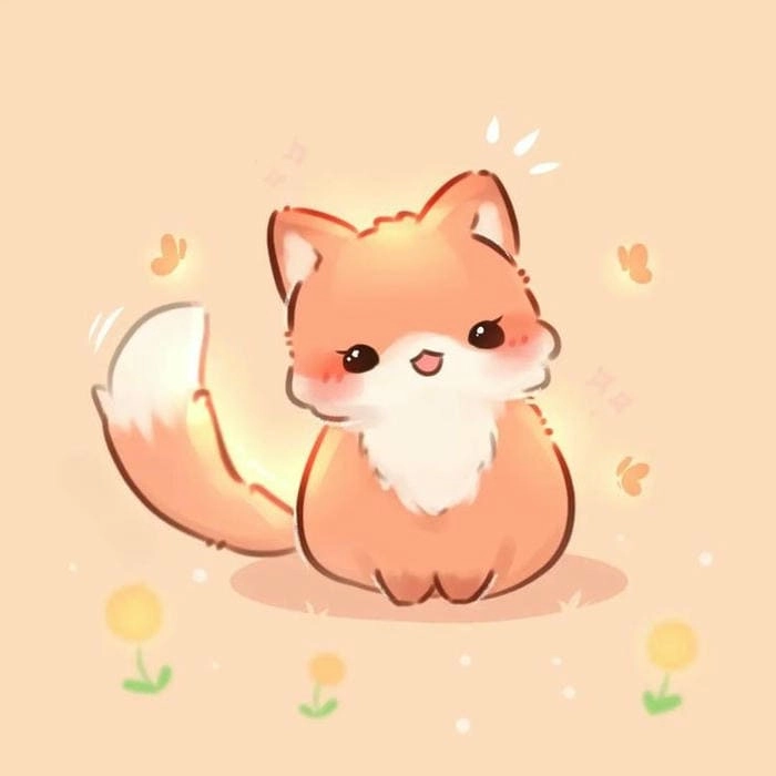 Tham khảo ngay mẫu người cáo chibi đẹp