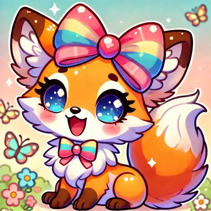 Bộ sưu tập ảnh con cáo chibi nổi bật