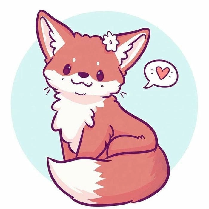 Tuyển chọn những hình cáo chibi đẹp nhất