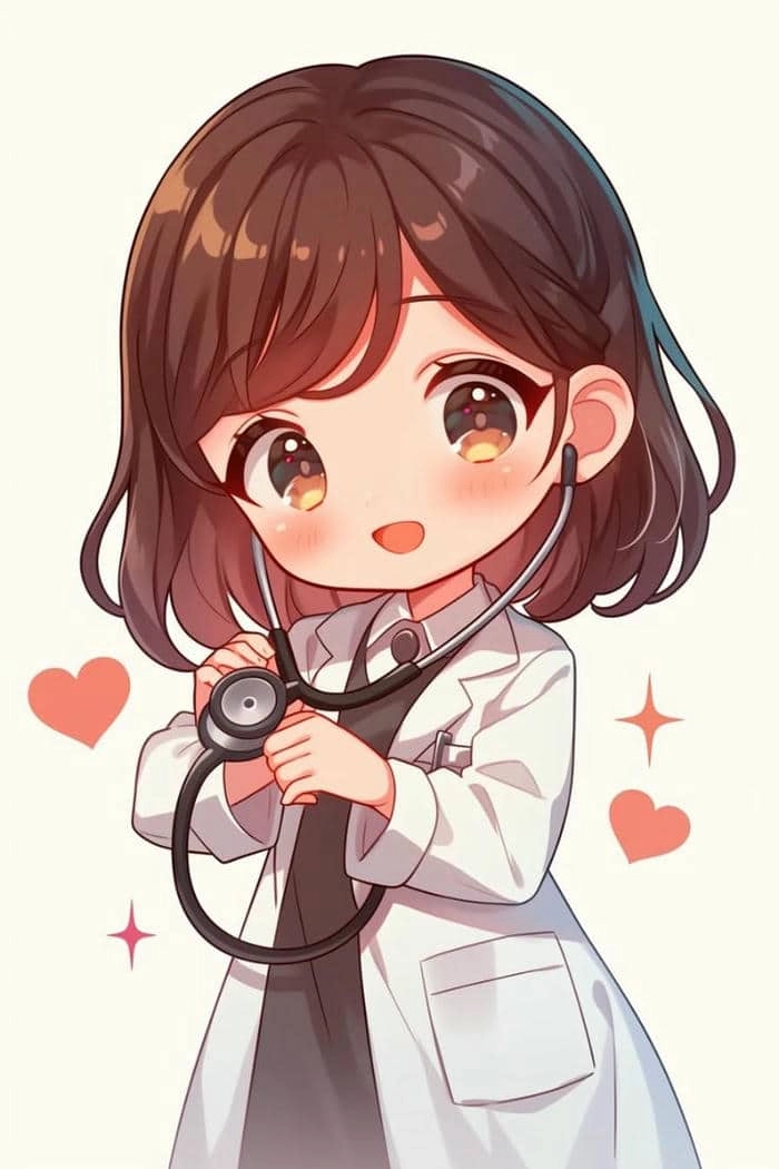 Khám phá trọn bộ hình bác sĩ chibi dễ thương