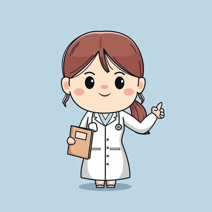 Tải ngay hình nền facebook bác sĩ chibi