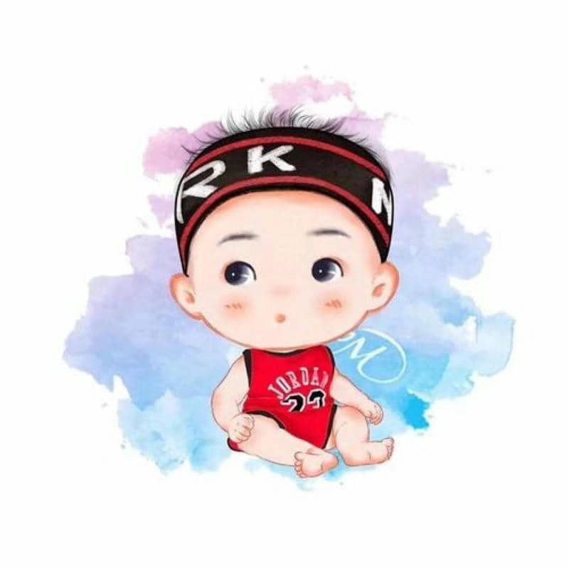 Chọn ngay mẫu chibi bé trai sinh nhật