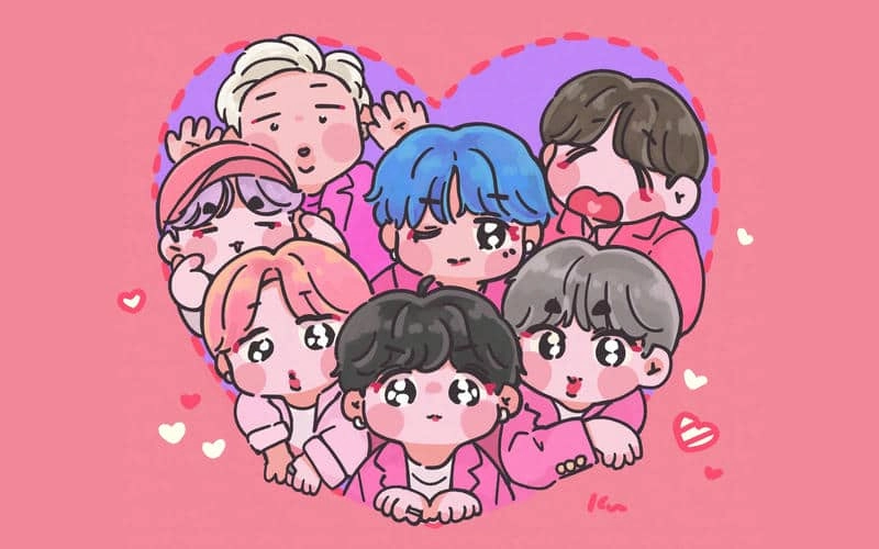 Ảnh cực xinh của bts chibi jimin đây