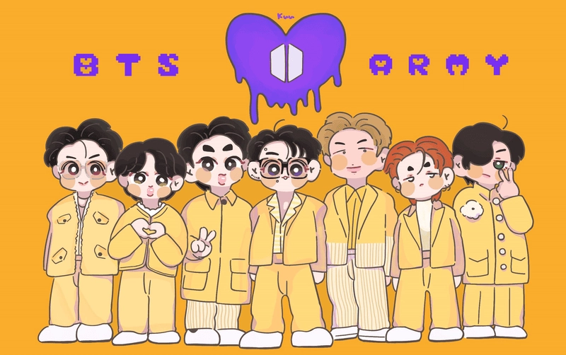 Hướng dẫn cách vẽ chibi bts đơn giản