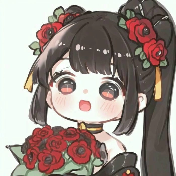 Khám phá avatar chibi nữ cute tết xinh xắn
