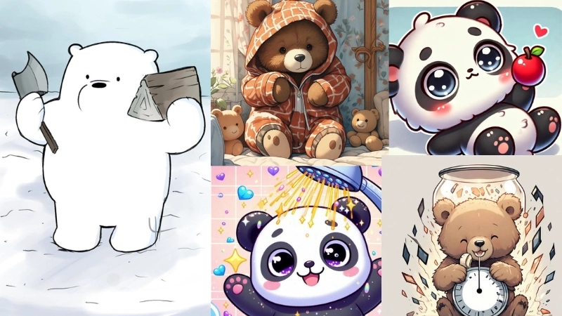 Hình ảnh chibi gấu là gì?