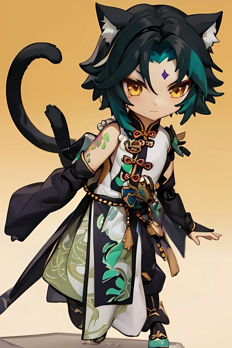 Bộ tranh siêu đẹp anime chibi genshin impact