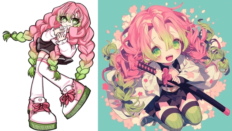 Đặc điểm của ảnh chibi mitsuri đẹp