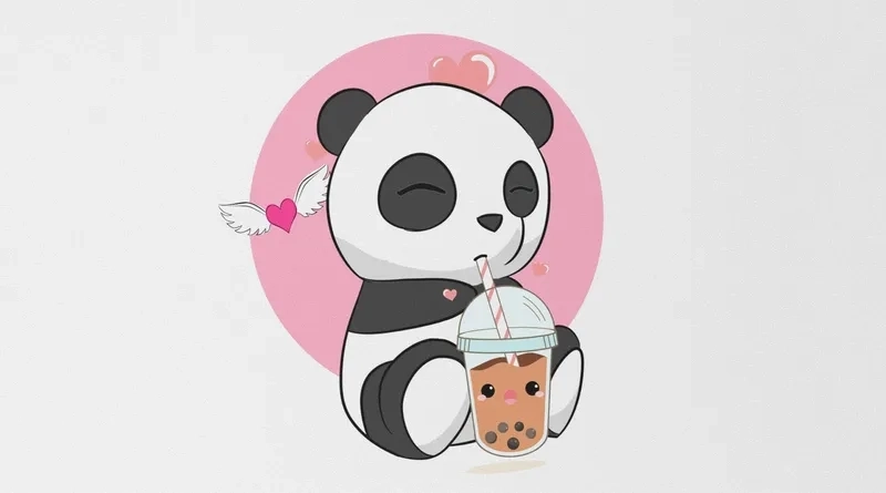 Hình ảnh ngộ nghĩnh của gấu trúc mèo chibi mập