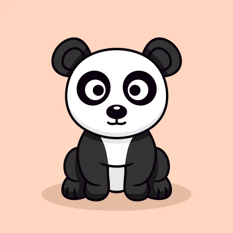 Khám phá bộ hình gấu trúc chibi cute đẹp