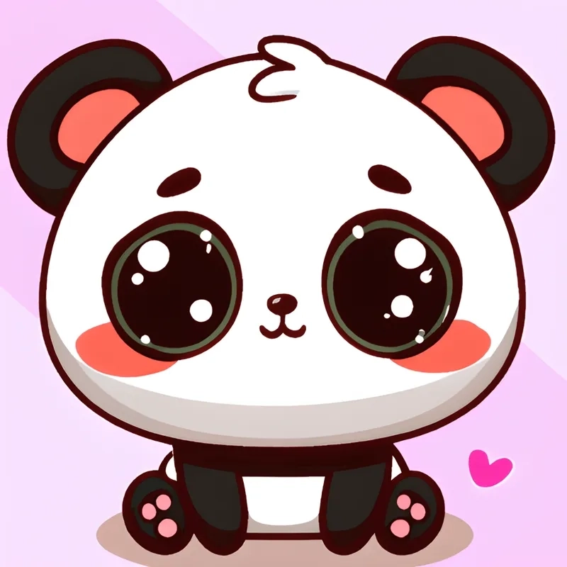 Bộ sưu tập siêu xinh ảnh gấu trúc chibi cute