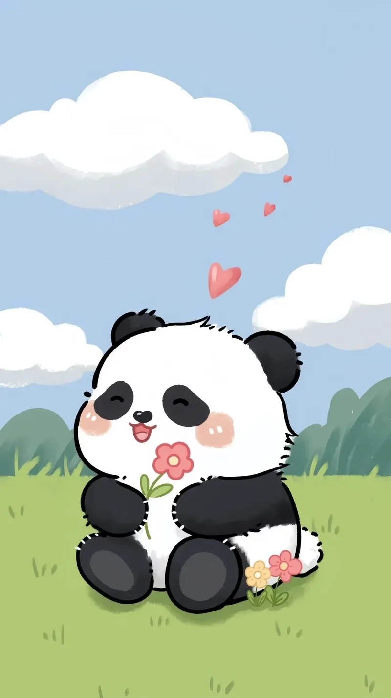 Không thể bỏ lỡ bộ ảnh panda chibi cute