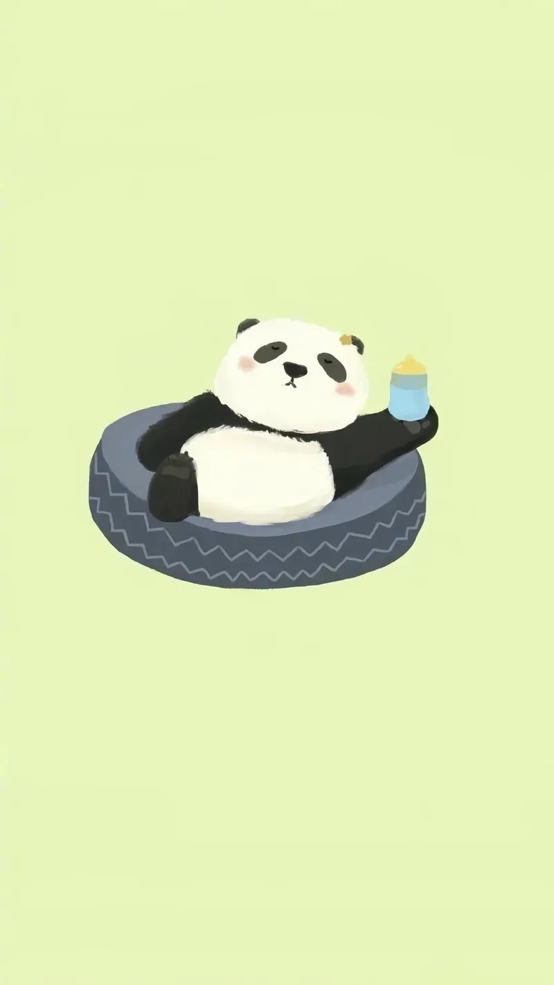 Bộ ảnh đặc biệt dành cho fan pandas chibi
