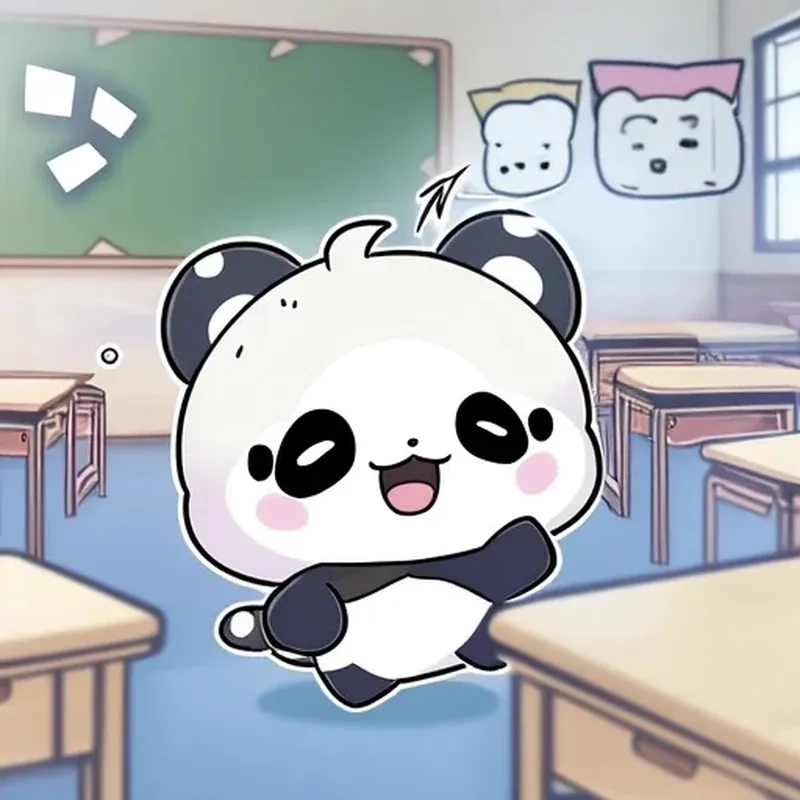 Thư viện hình ảnh cực xinh chibi panda kawaii
