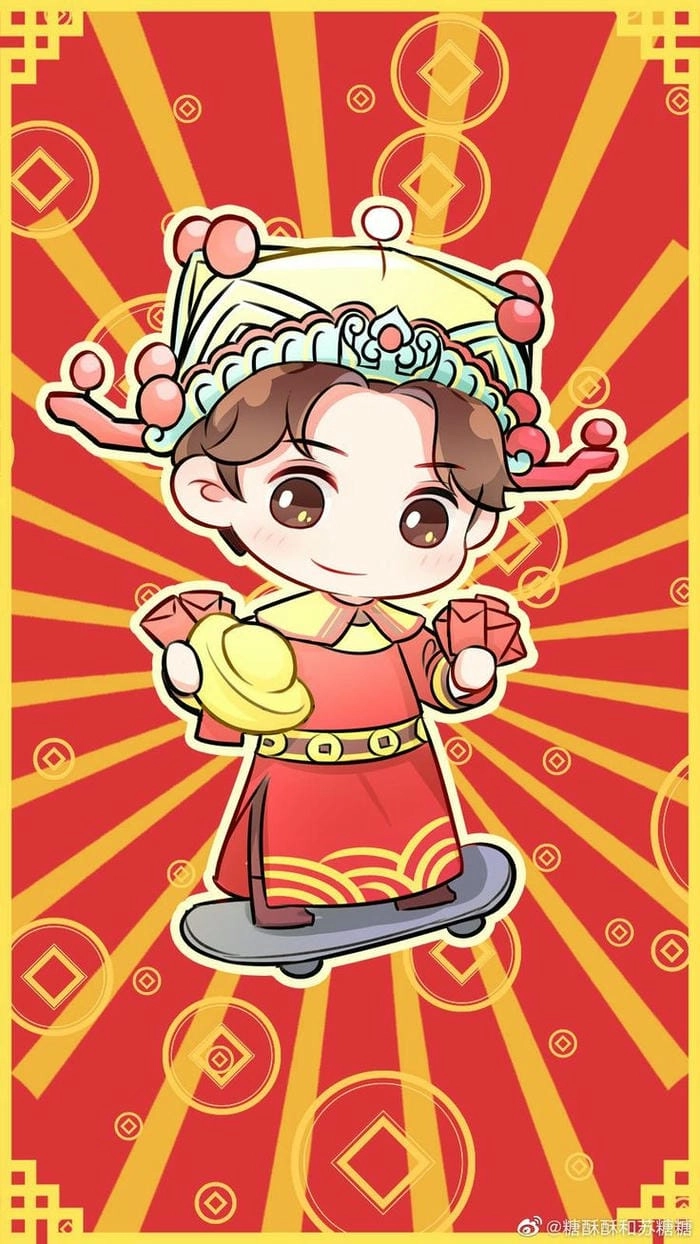 Đón xuân trọn vẹn cùng ảnh chibi ngày tết