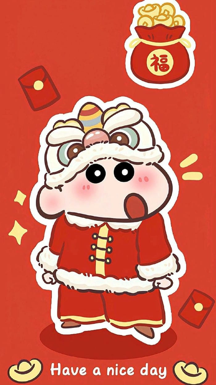 Ghép mặt cực vui với ảnh chibi ghép mặt tết