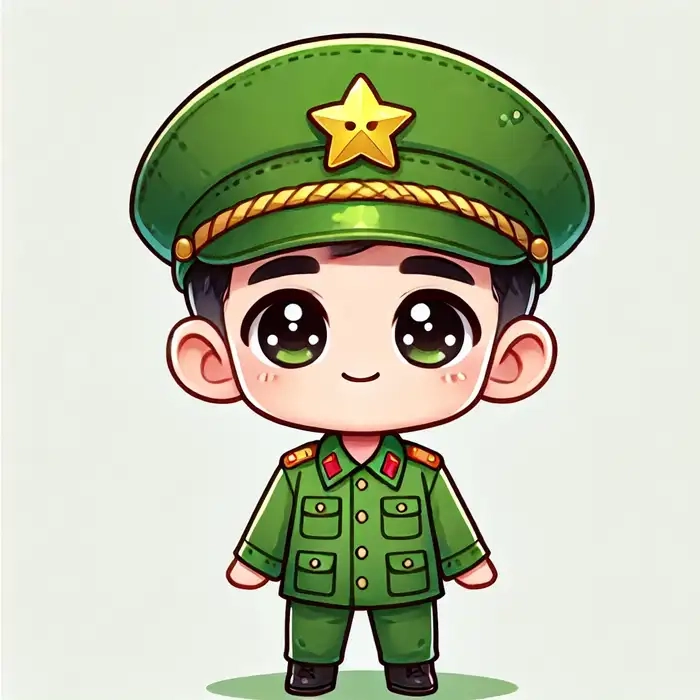 Khám phá bộ sưu tập hình ảnh chú bộ đội chibi