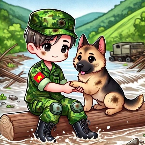 Ngắm nhìn nét dễ thương của chibi bộ đội Việt Nam