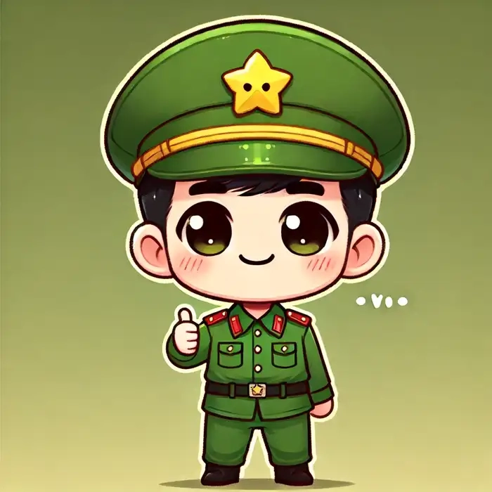 Khám phá nghệ thuật hình bộ đội chibi