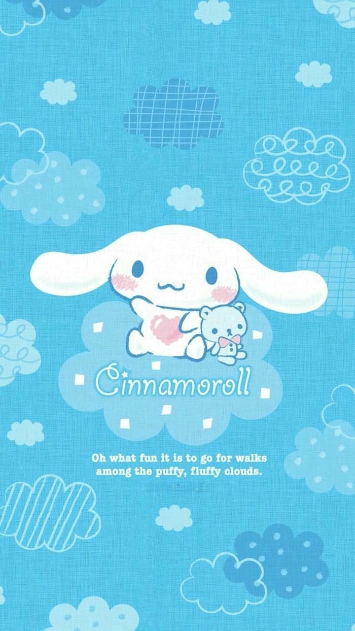 Bộ ảnh dễ thương hình cinnamoroll chibi cute