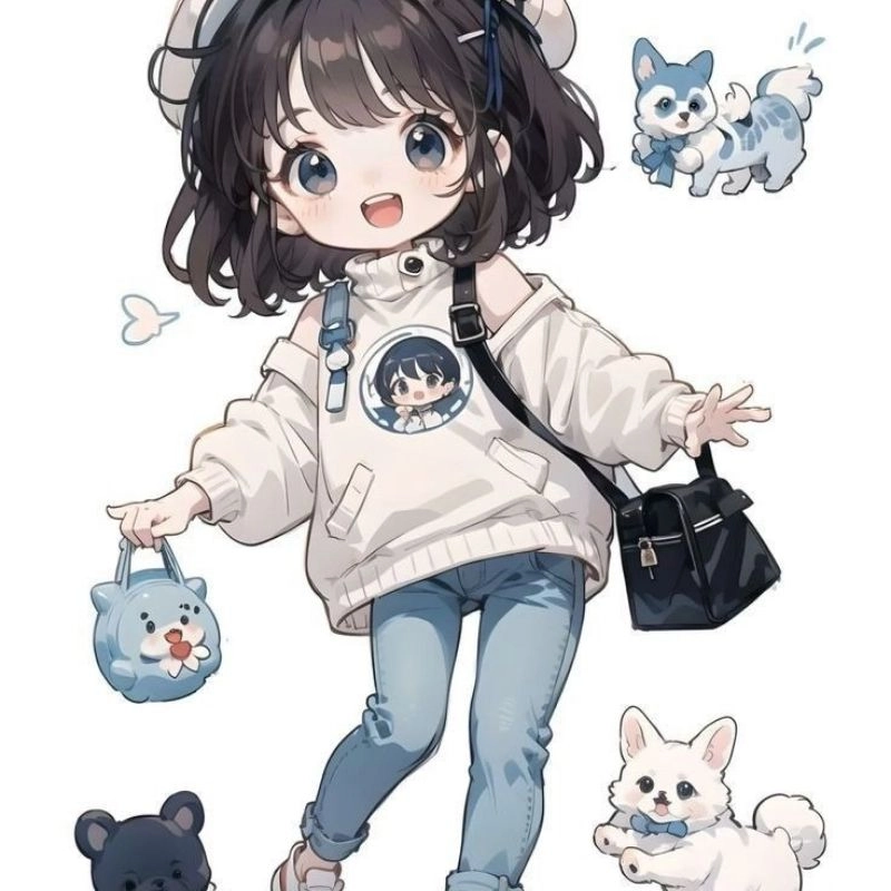 Thử ngay kiểu vẽ vẽ chibi con gái