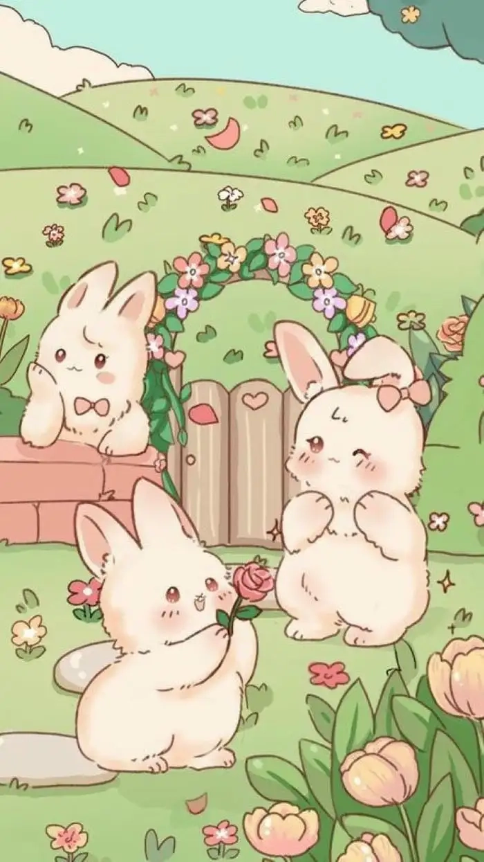 Khám phá thế giới hình cute chibi thỏ
