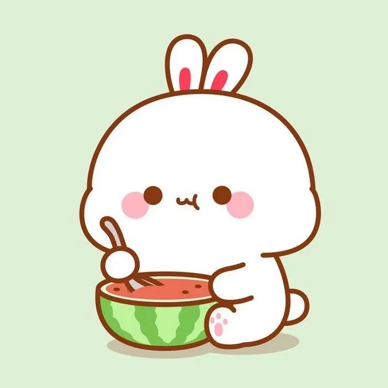Thưởng thức bộ ảnh con thỏ hoạt hình cute