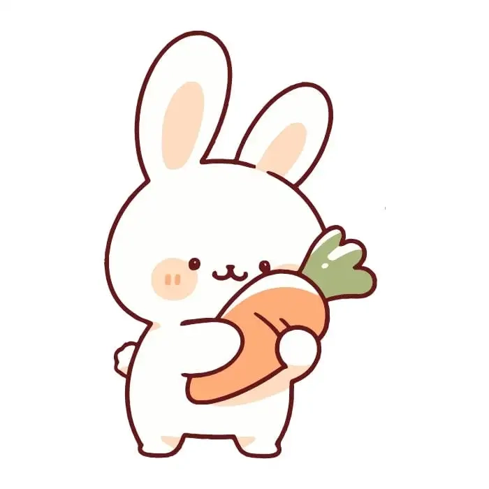 Bộ sưu tập dễ thương hình thỏ hoạt hình cute