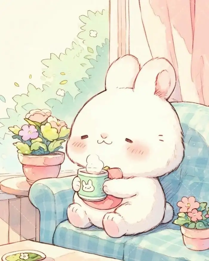 Ngắm nhìn hình ảnh thỏ chibi cute