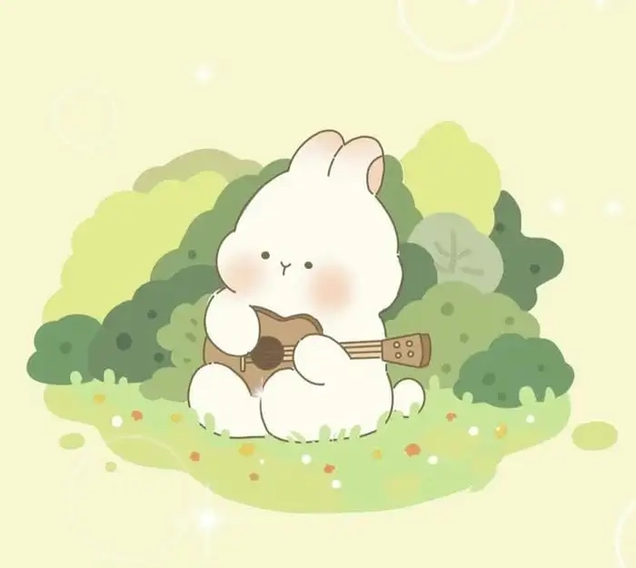 Hình ảnh ngộ nghĩnh thỏ cute hoạt hình