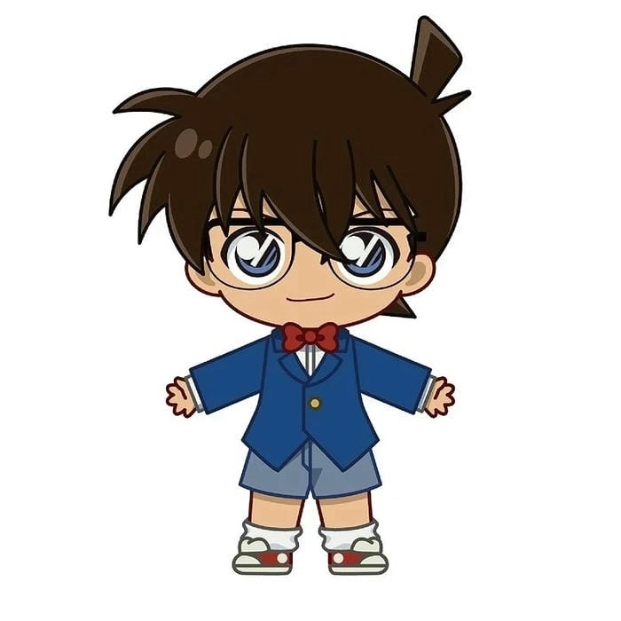 Hình ảnh chất lượng gin conan chibi