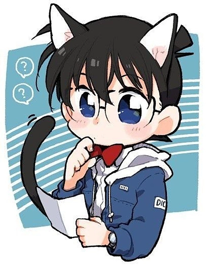 Hình dễ thương hình conan chibi cute